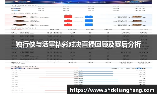独行侠与活塞精彩对决直播回顾及赛后分析