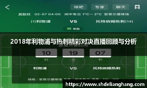 2018年利物浦与热刺精彩对决直播回顾与分析